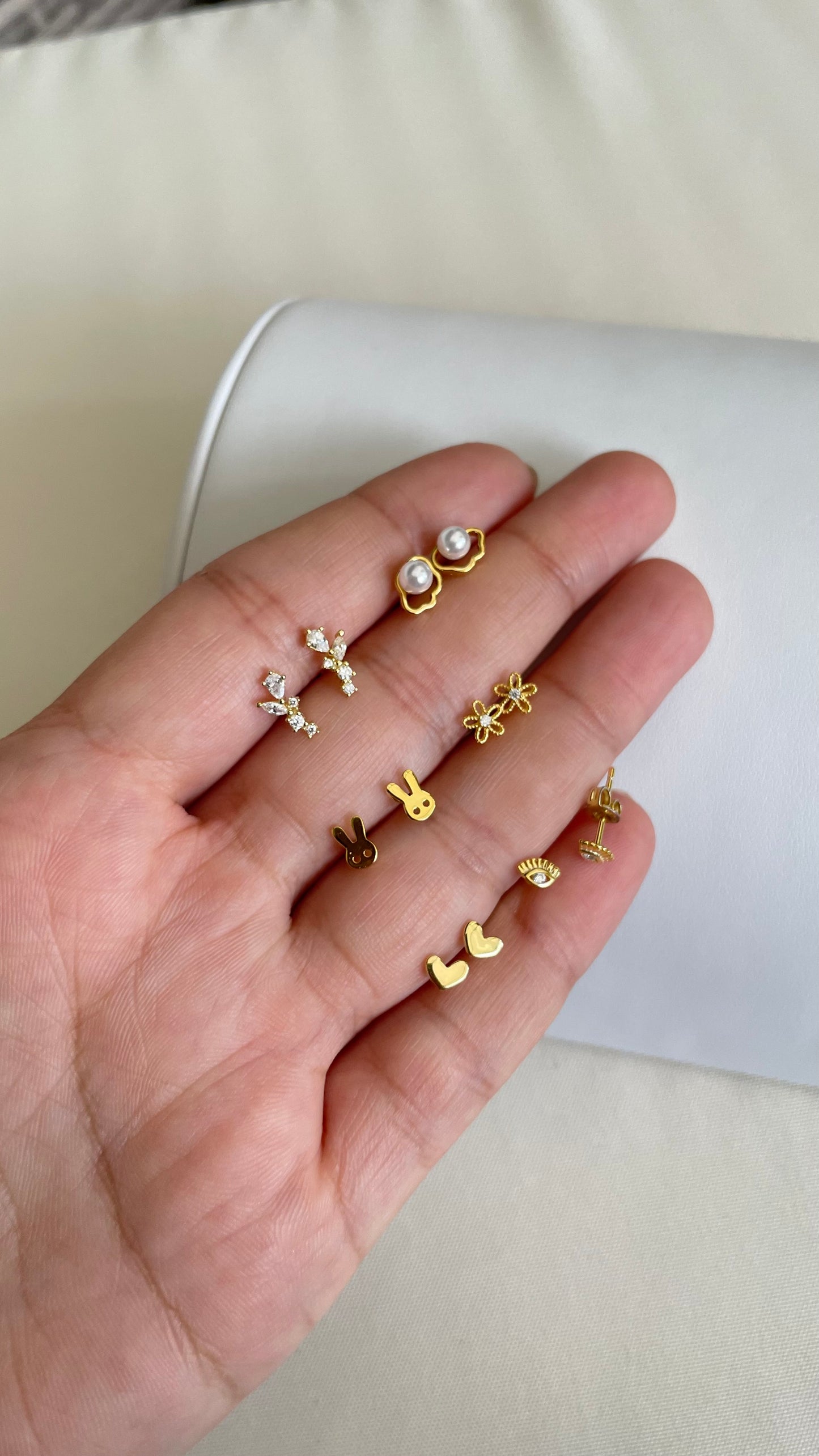 Aretes Piercing plata S925