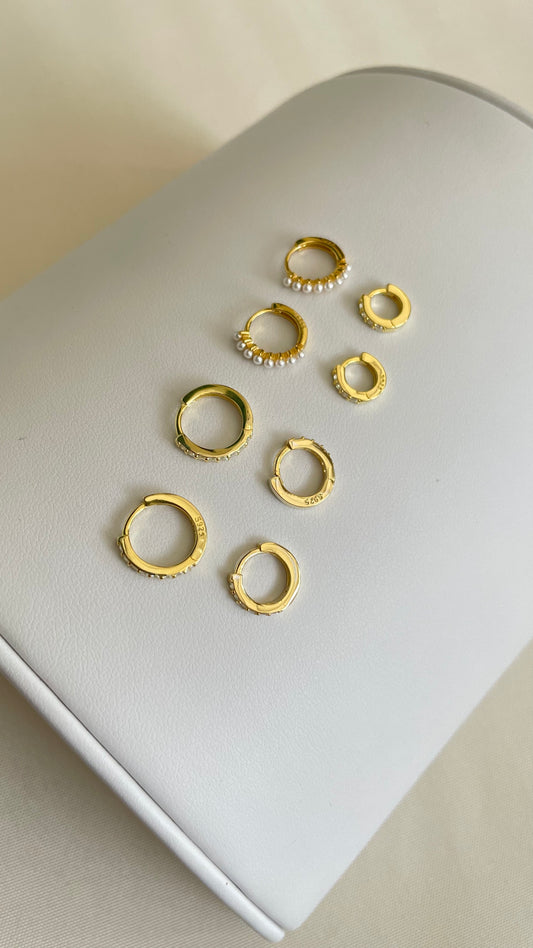 Aretes Piercing plata S925