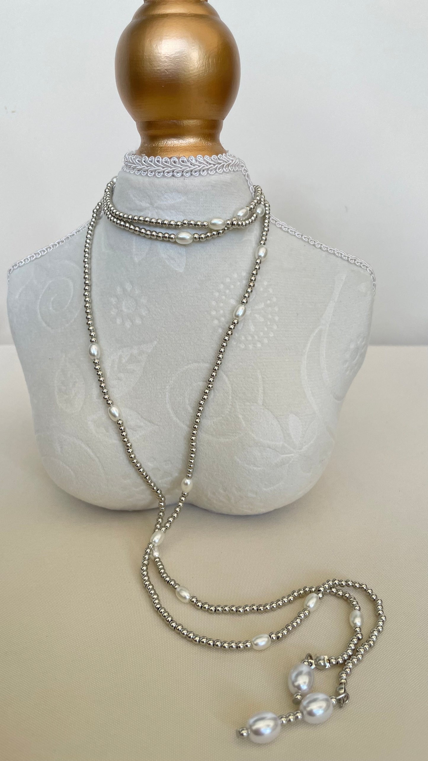 Cadenas detalles en perla