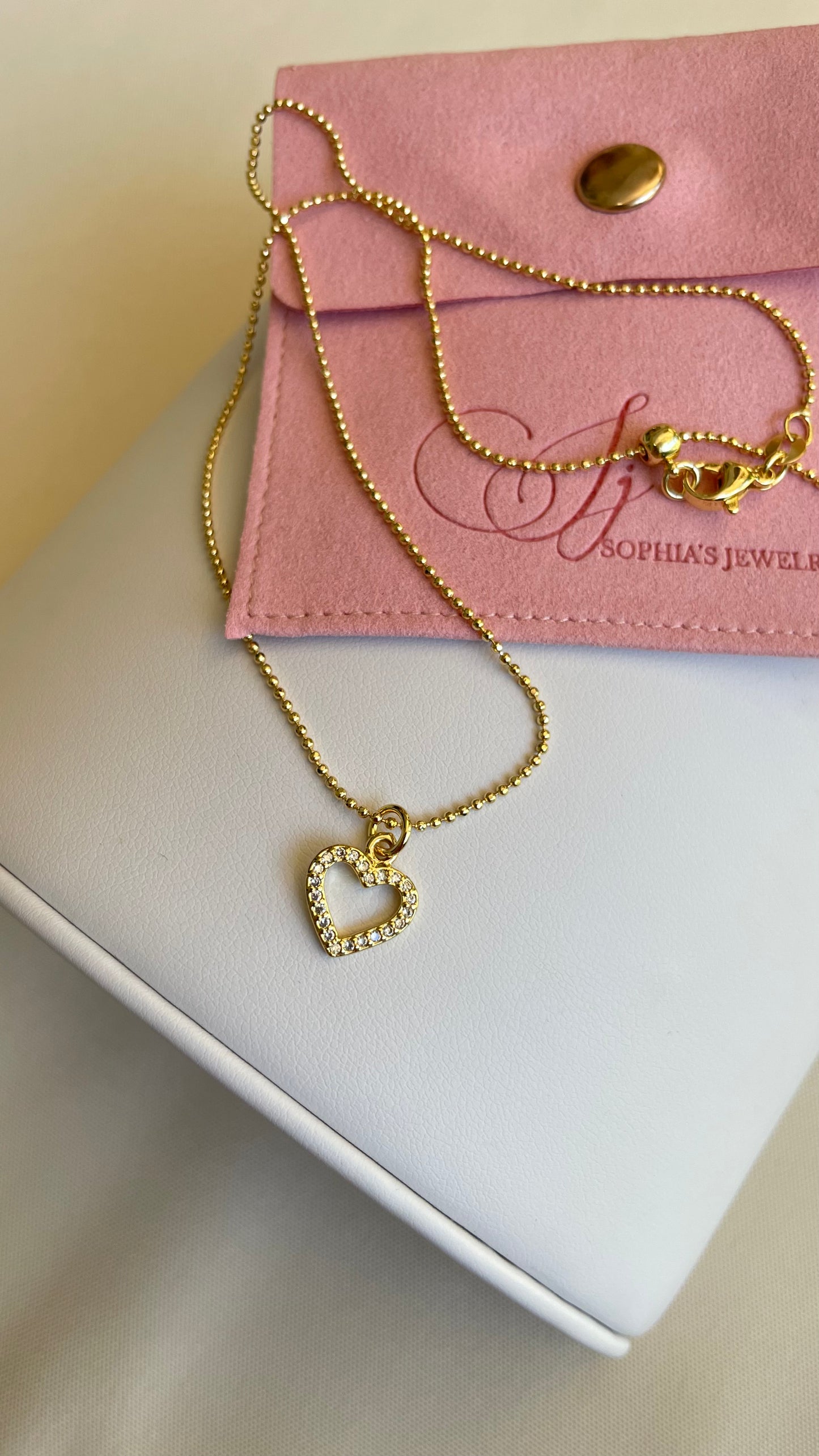 Cadenas de corazón ajustables