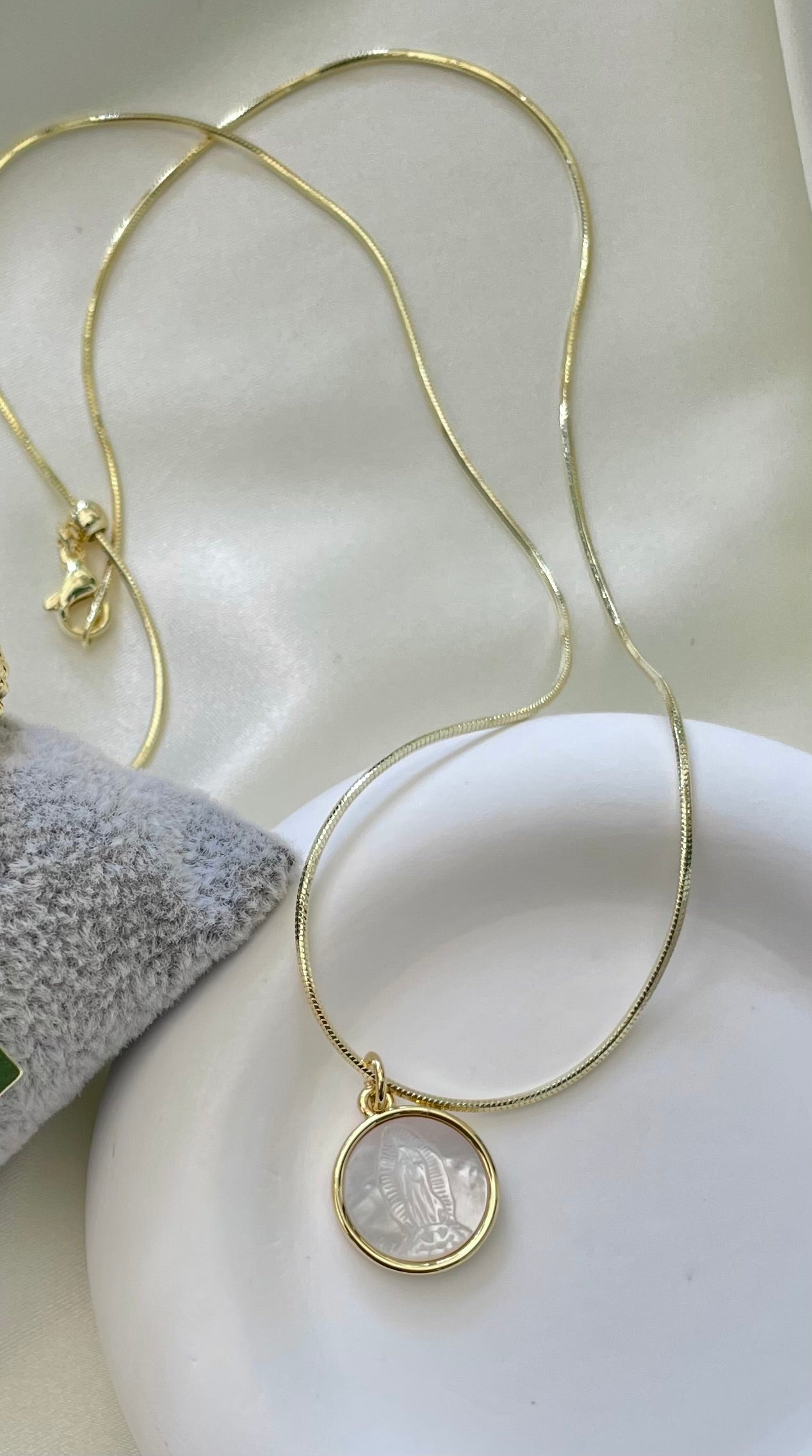 Doble Escapulario Concha Nácar