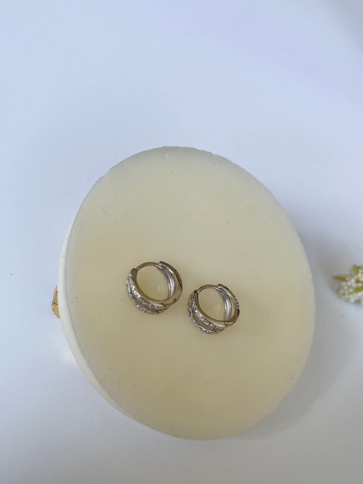 Aretes Piercing plata S925