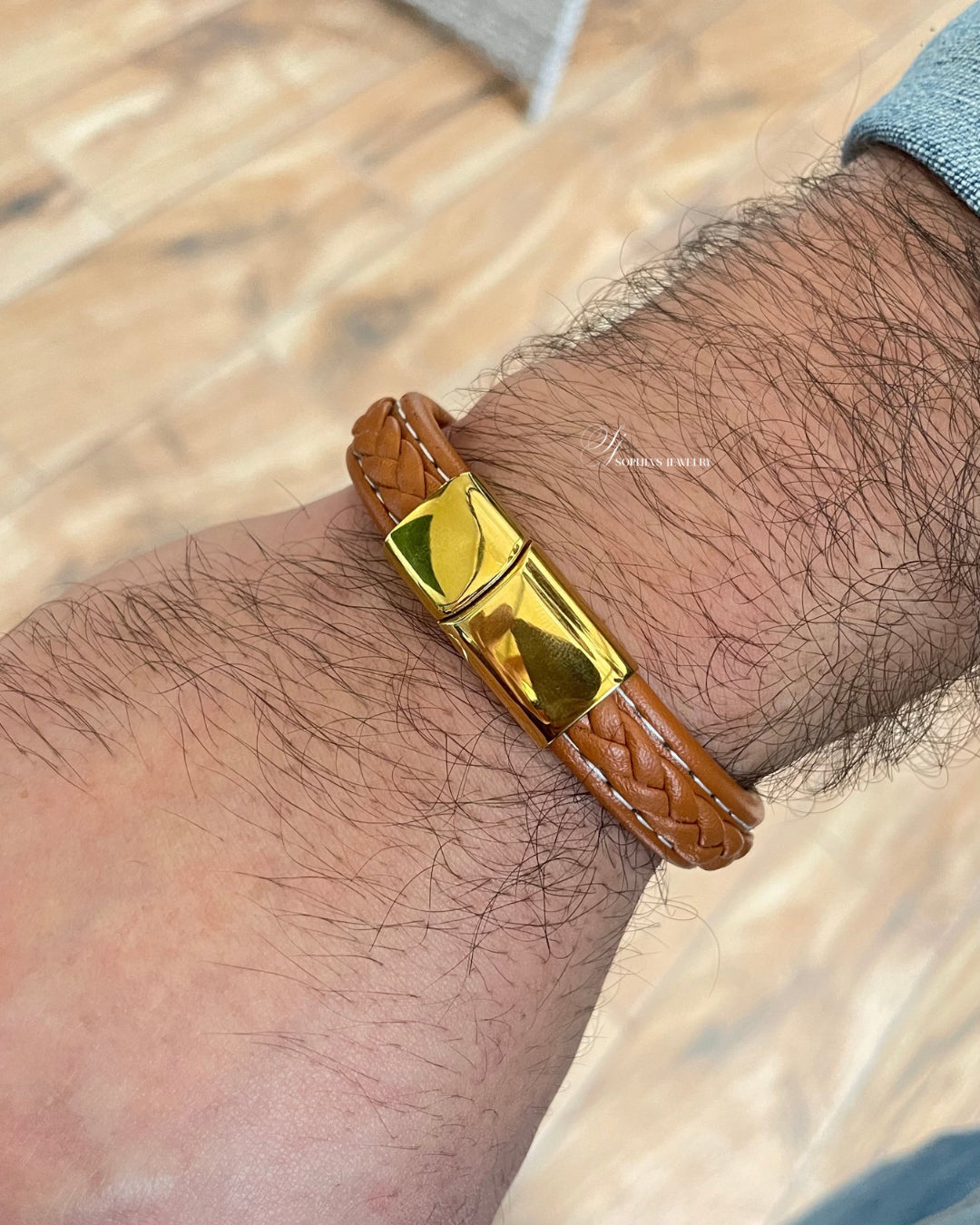Brazalete de cuero