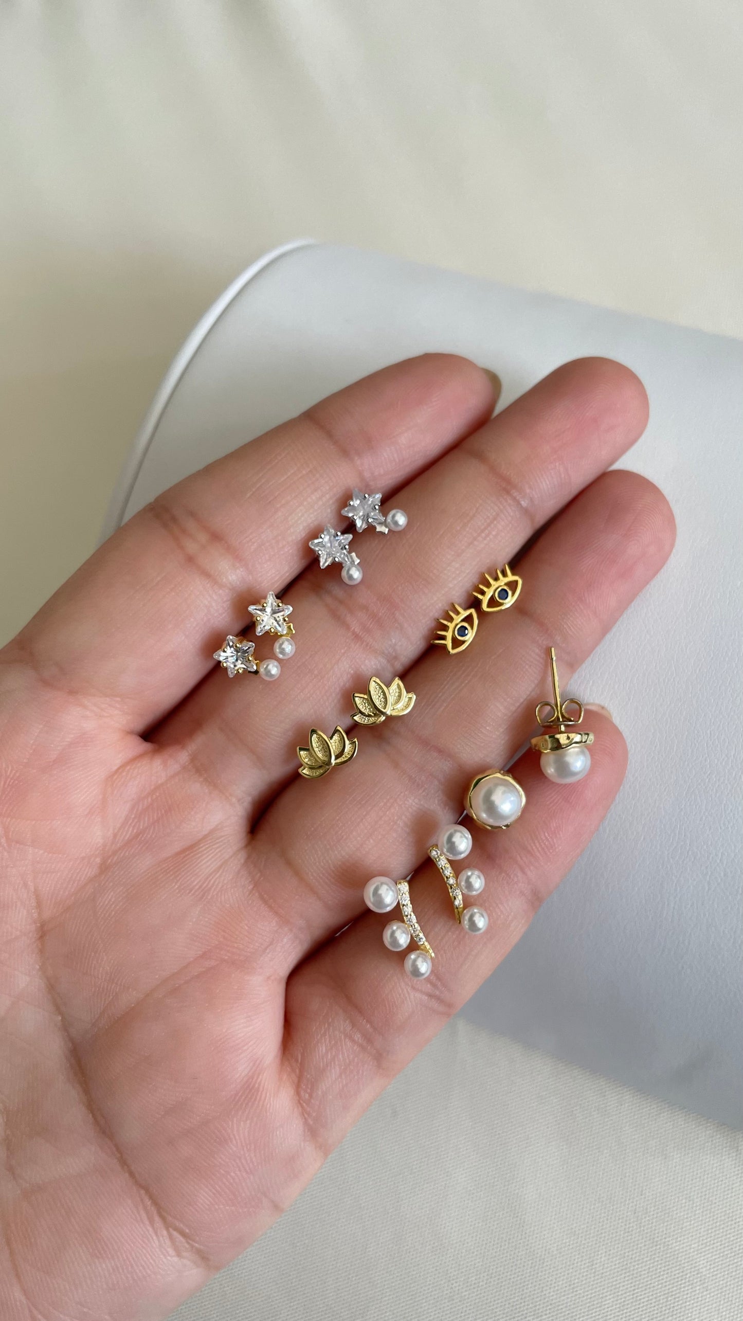 Aretes Piercing plata S925