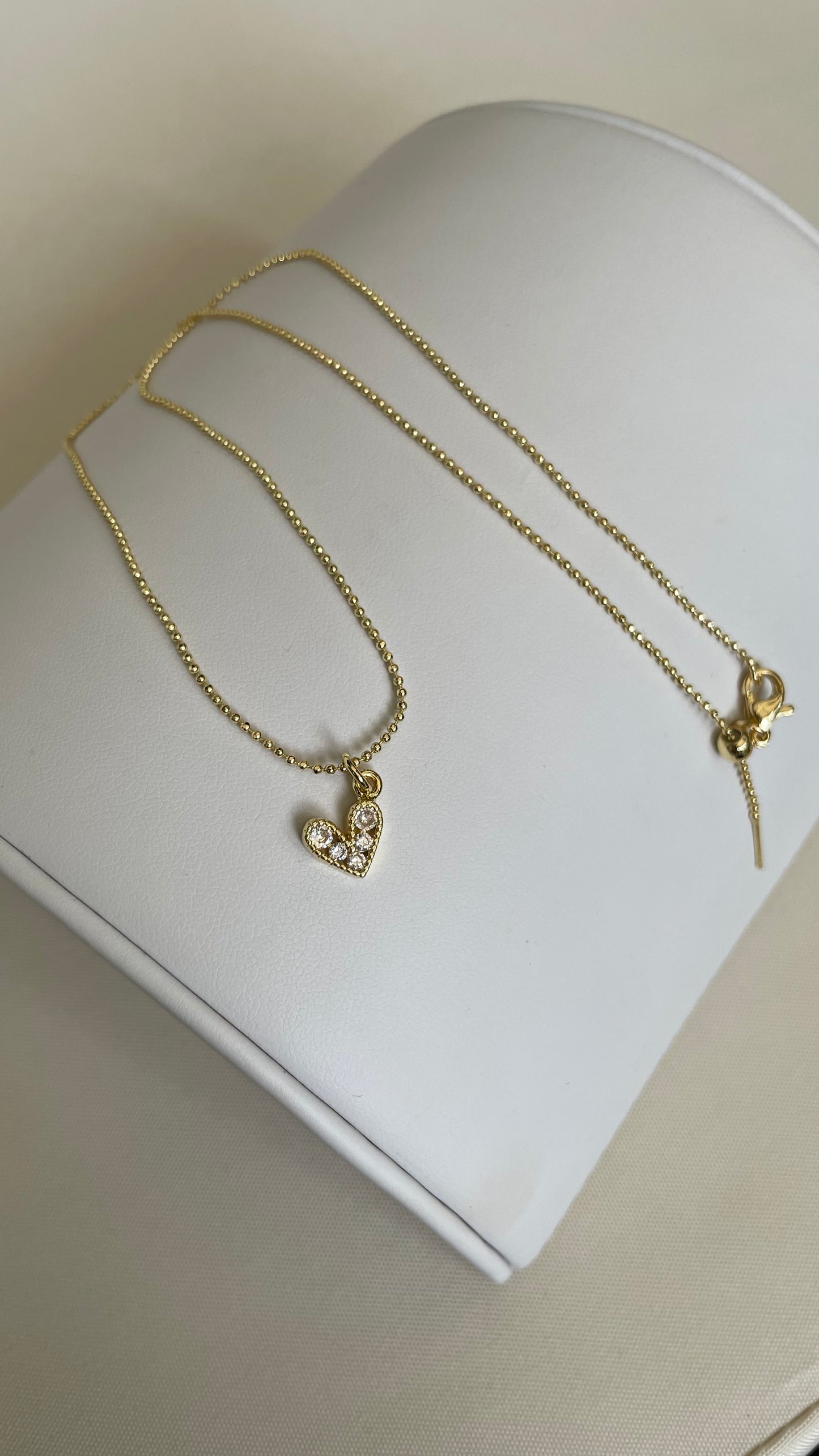 Cadenas de corazón ajustables