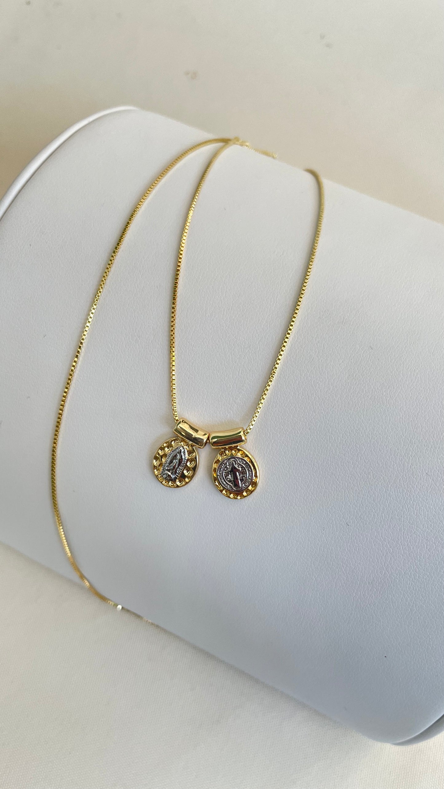 Doble Escapulario Concha Nácar