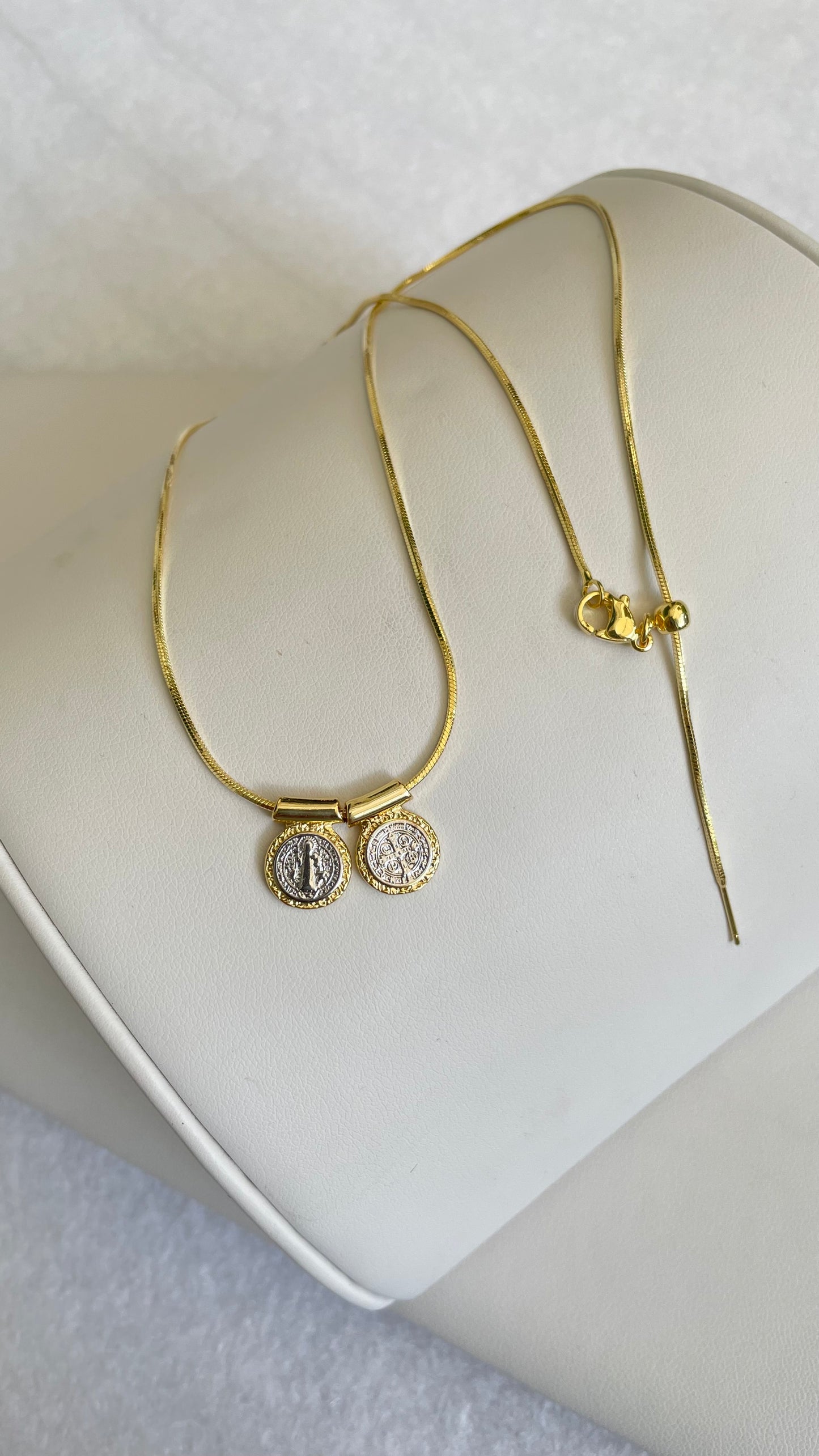 Doble Escapulario Concha Nácar